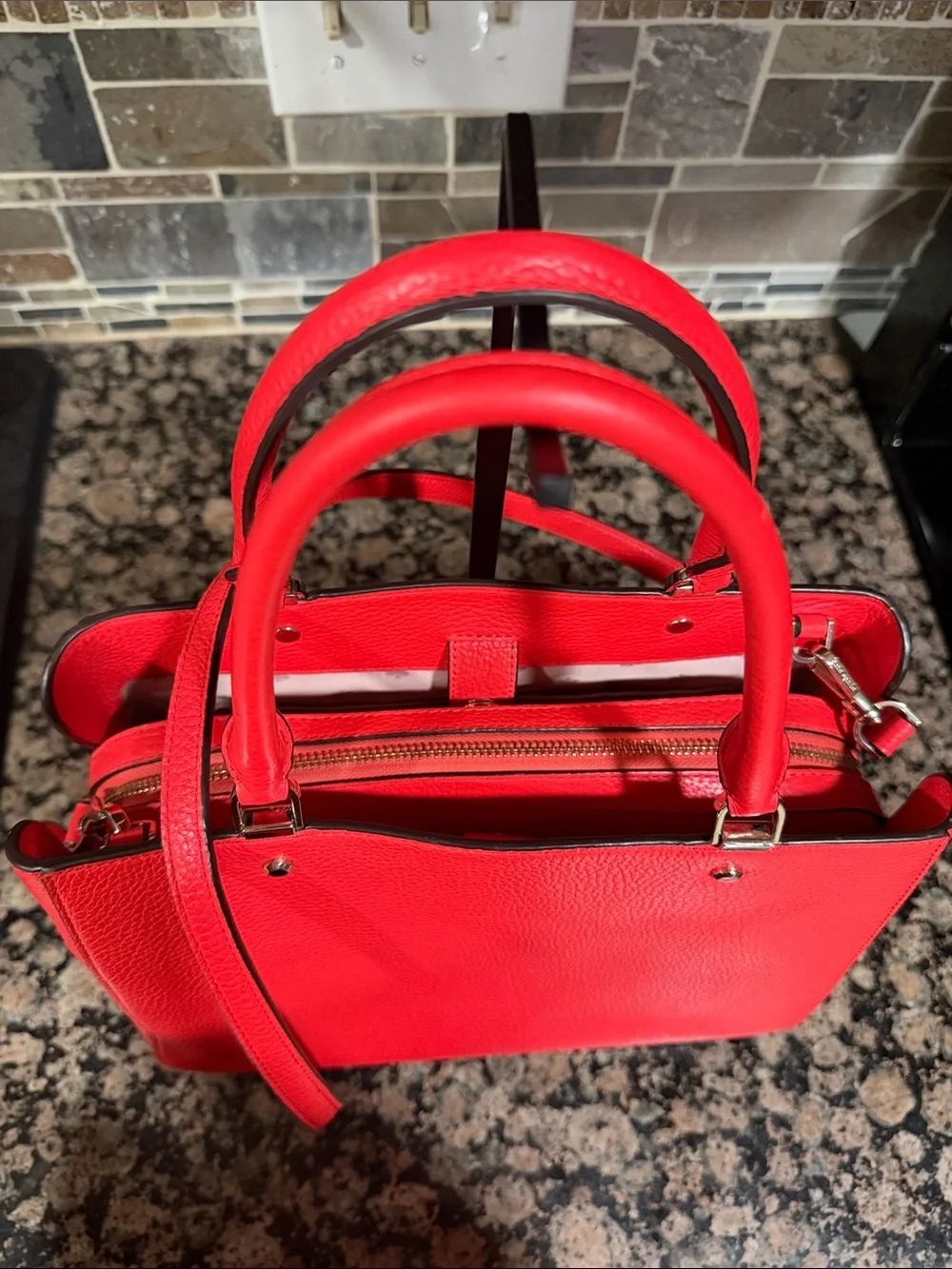 kate spade bright red